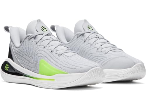 Under Armour Curry 12 Anti Gravity - Boys' Grade School (Grey/Volt/White)4