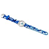 LIGIGWASH Kinderuhr mit Niedlichem Delfinmotiv Verstellbares Weiches Armband Angenehmer Geeignet als...