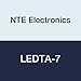 NTE Electronics LEDTA-7 Female Jumper Wire, 4-Pin to 4-Pin, 3" Length (Pack of 2)