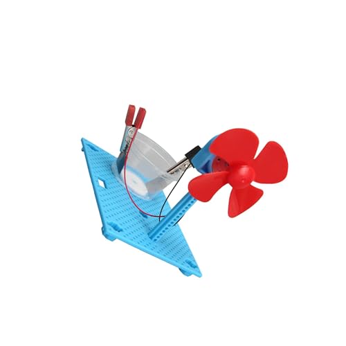 BEALIFE Generador de energía eólica con Ventilador DIY: Kits de Aprendizaje innovadores y eléctricos diseñados para la diversión científica niños Todas Las Edades. Experimentos ingeniería