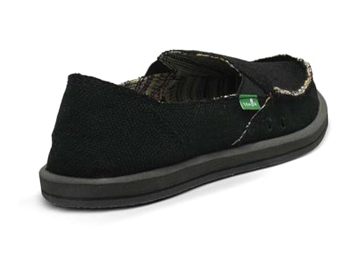 Image of Sanuk Womens Donna Hemp Loafers | Womens Shoes | Slip On Shoes for Women | Women's Slip-on Loafers | Memory Foam Footbed