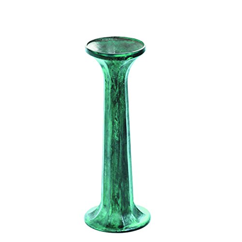 Rome B26 Pillar Sundial Pedestal, Cast Iron with Antique Painted Finish, 24-Inch Height by 8-Inch Diameter