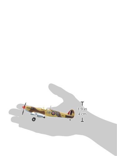 MRC 1:72 Scale Spitfire Mk V RAF 224th Wing Commander 1943 Pre-Built & Pre-Painted Plastic Model Kit for Adults & Hobbyists