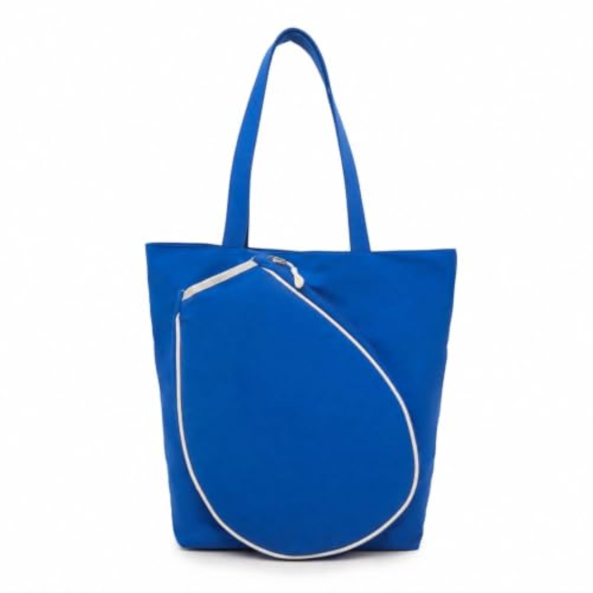 Spacious Nylon Sports Tote Bag with Zippered Compartment