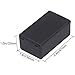 Zulkit 5Pcs Project Boxes ABS Plastic Electrical Project Case Power Junction Box Black 2.40 x 1.41 x 0.98 inch (61 x 36 x 25 mm)