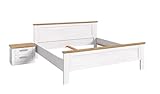 xonox.home – 2 TLG. Schlafzimmer-Set Verona in Sibiu Lärche Nachbildung Absetzung Artisan Eiche Nachbildung – Modernes Schlafzimmer mit viel Stauraum – stilvoll, langlebig & pflegeleicht