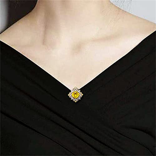 Brooch zircon de style corsage pin pour illuminer votre pull - 2
