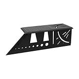 9 trous de fixation différents : vous pouvez appliquer un outil de mesure d'angles d'onglet 3D à différents forets selon différentes situations réelles avec 9 trous de fixation différents