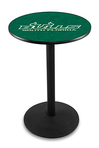 HBS L214-36" Black Wrinkle South Florida Pub Table by Holland Bar Stool Co.