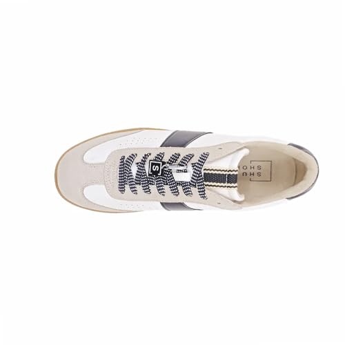 Womens Sydney Lace Up Sneakers Shoes Casual - Black, White4