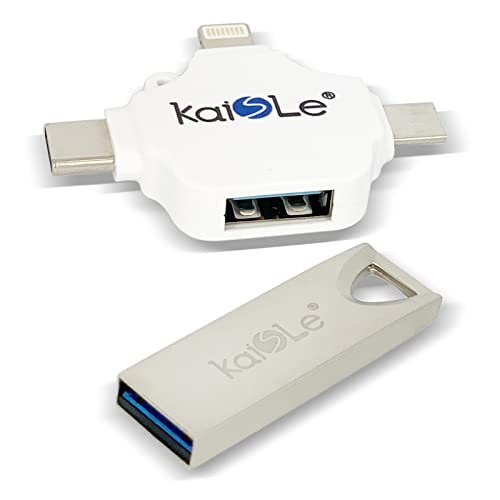 Kaisle 128Gb Photo Stick External Usb Flash Memory Storage Thumb Drives For Photo And Video Backup For Apple, Android And Windows Devices #TOP6