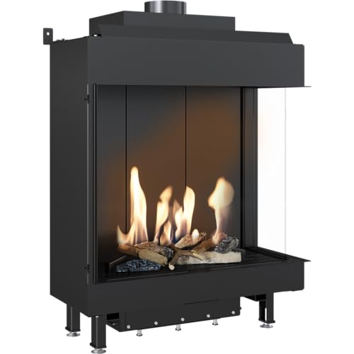 KRATKI Chimenea de gas LEO 76 62 derecha