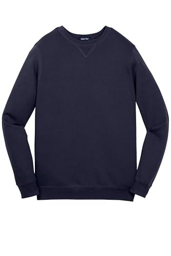 SPORT-TEK Unisex Crewneck Sweatshirt True Navy at Amazon Men's