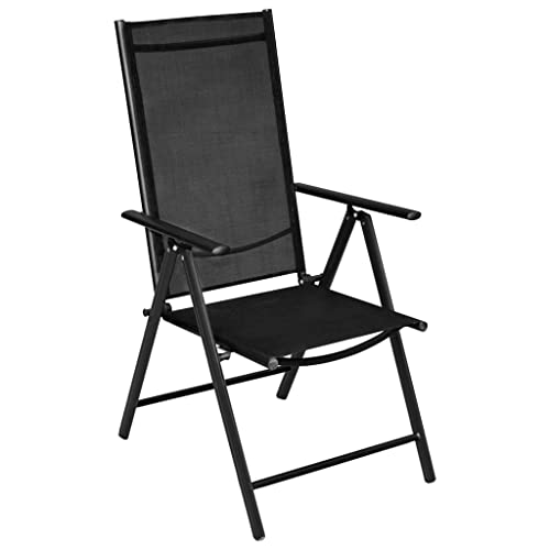 vidaXL-Juego-de-Comedor-para-Jardin-9-Piezas-Muebles-Mobiliario-Exterior-Terraza-Balcon-Hogar-Cocina-Mesa-Silla-Asiento-Suave-Estable-Aluminio-Negro