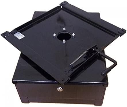 Kiravans Passenger Seat Base Safe and Swivel with Key Compatible with VW T5 or T6 Campervan Conversion
