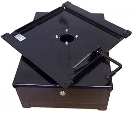 Kiravans Passenger Seat Base Safe and Swivel with Key Compatible with VW T5 or T6 Campervan Conversion