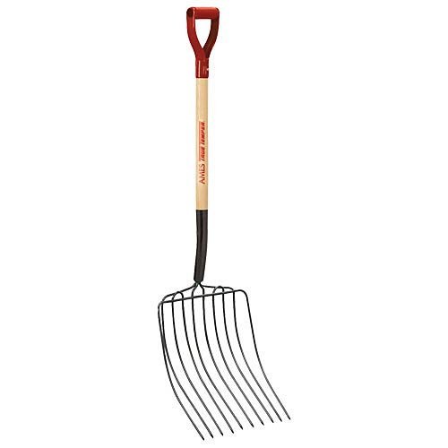 Ames Welded Tine 10-Tine Ensilage Fork, 30-inch D-Grip Handle