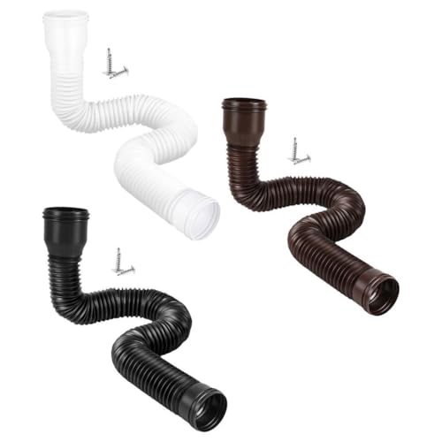 Rallonge flexible de descente de gouttière extensible pour dévier l'eau pluviale - 5