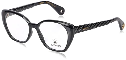 Lanvin Lnv2624 Sunglasses, 001 Black, 52 Unisex
