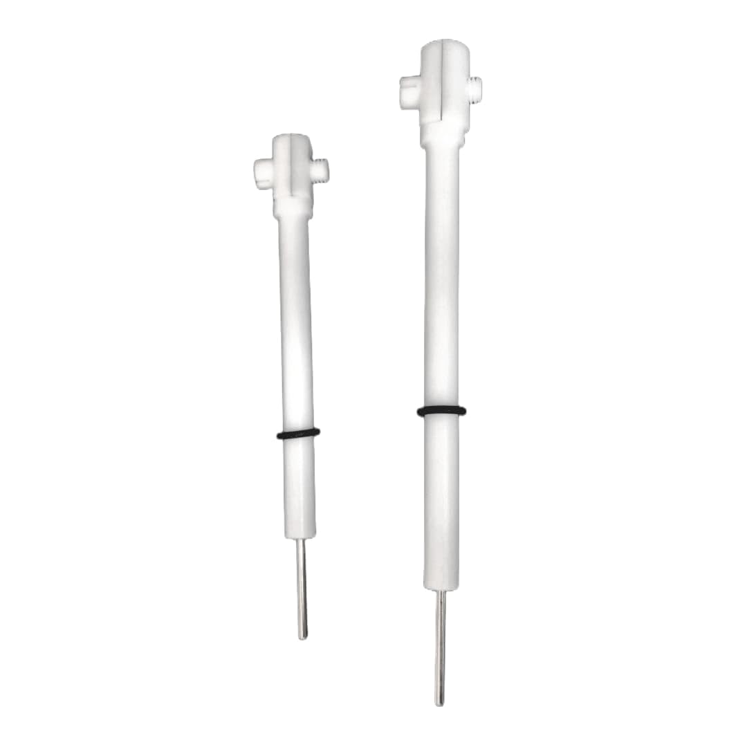 Clip de electrodo duradero con varilla de PTFE útil