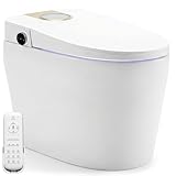 Inodoro Inteligente Estilo Japonés | 680x390x490 mm | WC con Bidet Integrado,...