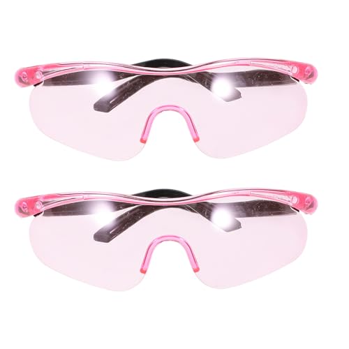 ABOOFAN 2 Pezzi Occhiali Protettivi per Unisex Leggeri e Confortevoli per Sport all Aperto Studio e Giochi Protezione Occhi Sicura e Chiara Occhiali da Protezione Versatile e Anti-Luce