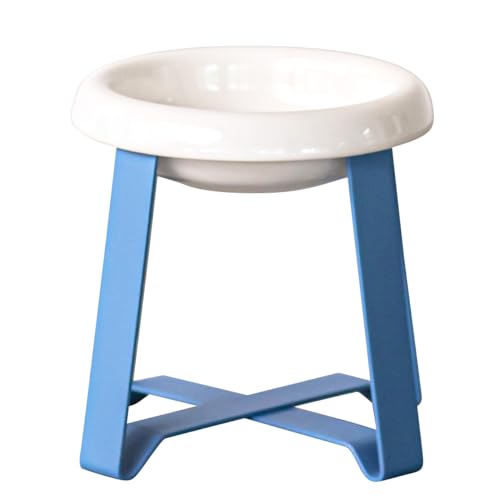 PECOLO FoodStand(Stall)浅型陶器 ブルーグレー