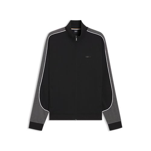 Image of BOSS Men's Loungewear Jacket, Black 001, XL