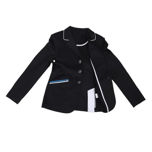 Chaqueta de equitación para niños y niñas abrigo de competición hípica 155