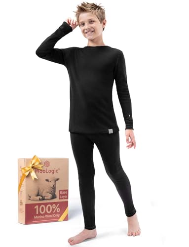 WooLogic 100% Merino Wool Kids Set