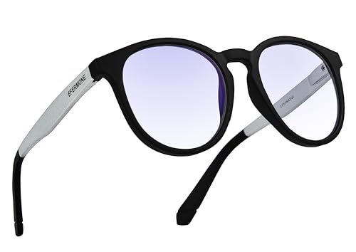 EFERMONE® Blue Cut Computer Eye Protection Glasses, Round Frame, ...