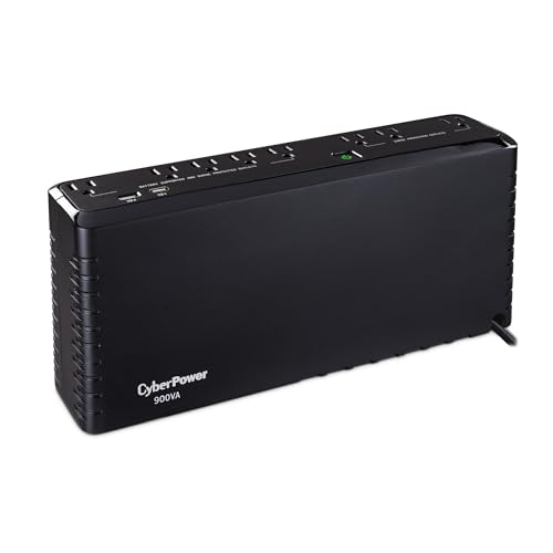CyberPower SL900UC Standby UPS Battery Backup and Surge Protector, 900VA/480W,