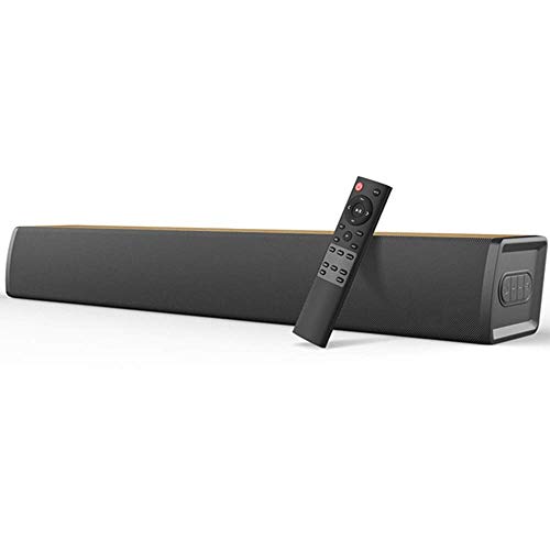 24-Zoll-2.1-Soundbar für TV, Soundbar mit integriertem Subwoofer, kabelgebundenem und kabellosem Bluetooth 5.0, wandmontierbar,