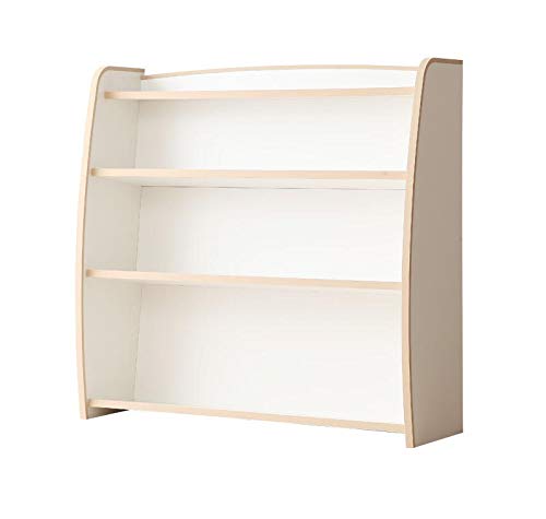 Amazon.co.jp: MOCA-TU やわらか素材 絵本棚 絵本ラック 3段 完成品