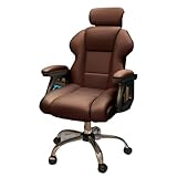 Haute qualité : Fauteuil confortable doté d’une mousse élastique haute densité et de fibres à haut pouvoir gonflant, offrant soutien et une sensation enveloppante en 3D. Assise et accoudoirs en cuir PU imperméable, stables et résistants. Forme simple. Semelle en caoutchouc imperméable pour protéger le sol de l’humidité.