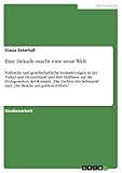 dekade gegen krebs  Eine Dekade macht eine neue Welt: Politische und gesellschaftliche Veränderungen in der Türkei und Deutschland und ihre Einflüsse auf die Protagonisten ... Schmieds“ und „Die Brücke am goldenen Horn“