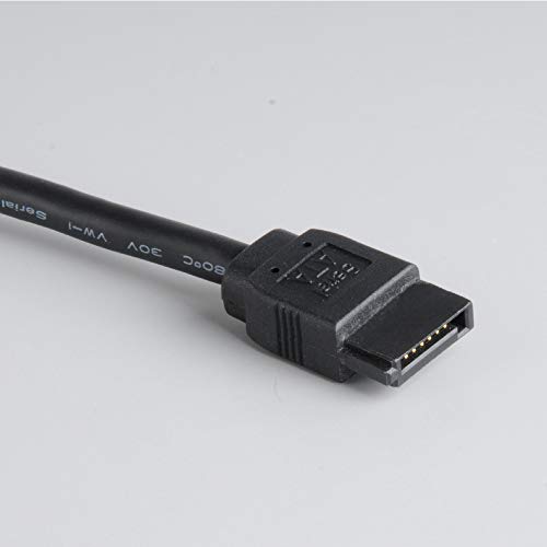 Cable SATA 3.0 6Gbps Redondo Akasa 100cm Negro miniatura 3