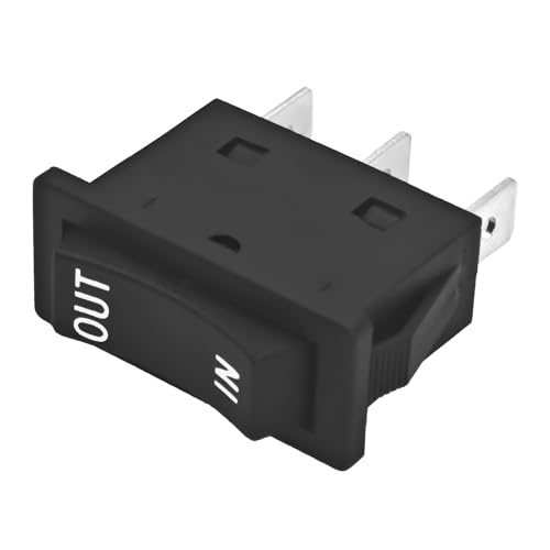 KCD4-3NC 3 Pins 3 Positions Double Side Momentary Rocker Switch - 125/250V 16A, High Precision Mechanism