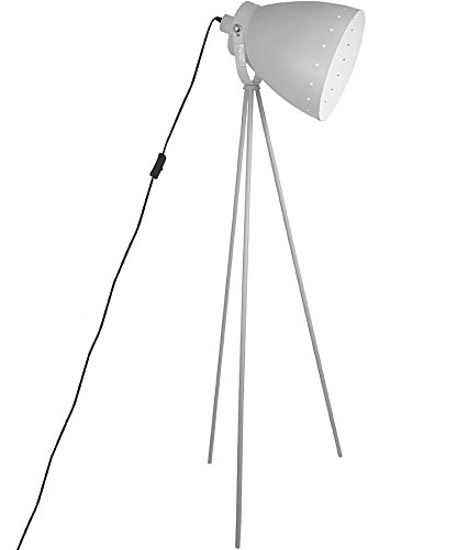 Preisvergleich Produktbild WEIß GRUNDIG 156 cm Stehleuchte Lampe Strahler E27 Stehlampe Stativlampe 1143