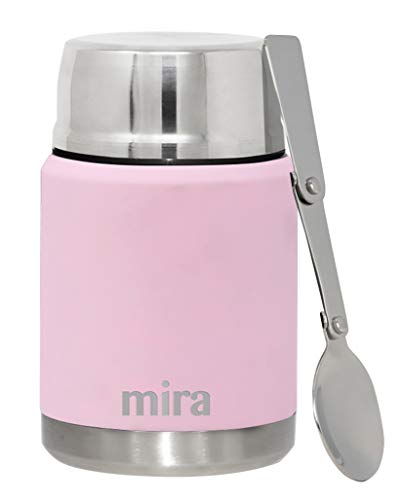 MIRA Lunch, Food Jar - Vacuum Insulated Stainless Steel Lunch Thermos with Portable