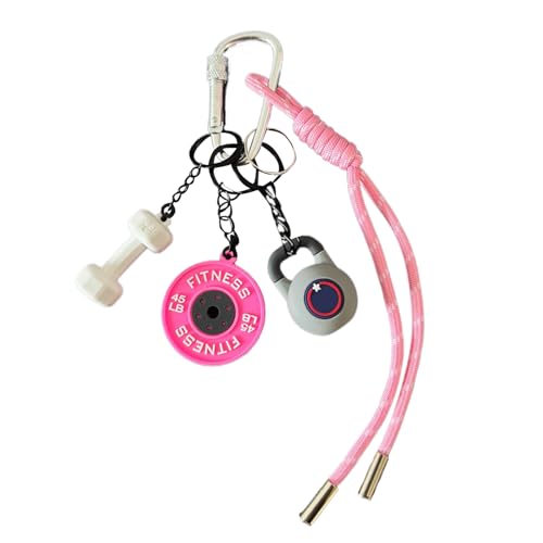 Sucritude Llavero Decorativo,Motivación Gimnasio Fitness | Decoración Recuerdo Colgante Bolso Hombre Mujer Niño Niña Cámara Teléfono Móvil Bolso Amantes Gimnasio