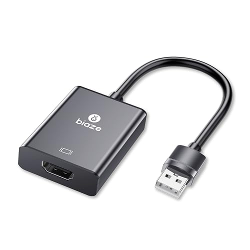 Conversor USB a HDMI compatible 4K, para laptops y monitores miniatura 1
