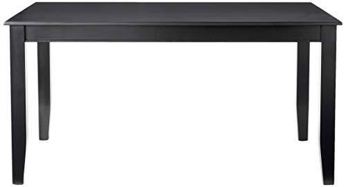 East-West-Furniture-DUT-BLK-T-Dudley-Kitchen-Table-a-Rectangle-Dining-Table-Top-with-Sturdy-Legs-36×60-Inch-Black East West Furniture DUT BLK T Dudley Kitchen Table a Rectangle Dining Table Top with Sturdy Legs 36×60 Inch Black