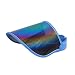 La moriposa Unisex Hologram Sun Visors Hat UV Protective Hat Cap Wide Brim Thicker Sunhat(Blue)