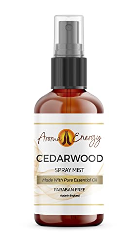 Aroma Energy Cedarwood Room Spray 10ml – Pure Natural Essential Oil Fragrance Mist