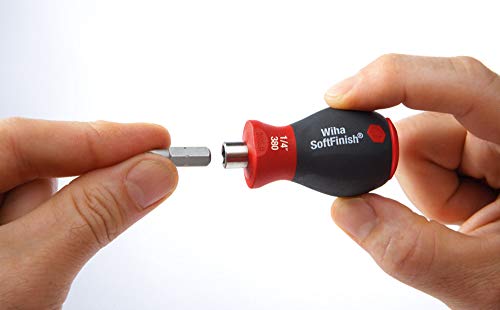 Wiha 38048 Stubby Screwdriver With Six-In-One Insert Bits, Multi-Bit #TOP4