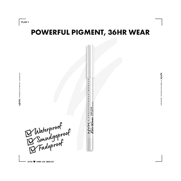 NYX-PROFESSIONAL-MAKEUP-Epic-Wear-Liner-Stick-Long-Lasting-Eyeliner-Pencil-Pure-White NYX PROFESSIONAL MAKEUP Epic Wear Liner Stick, Long-Lasting Eyeliner Pencil - Pure White