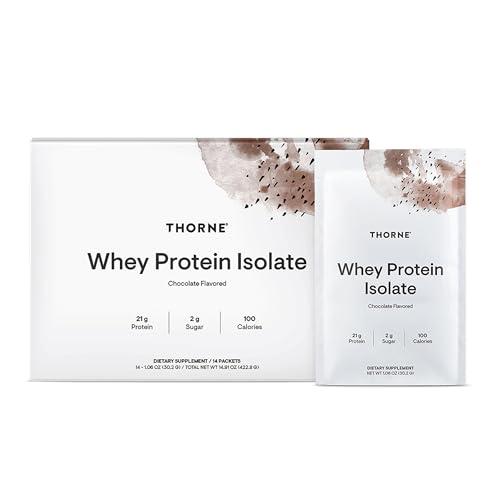 Image of THORNE Whey Protein Isolate, Balanced Amino Acids Profile, 14 Packets