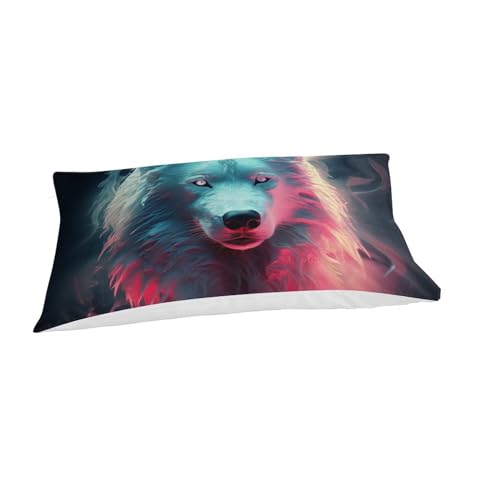 Parure Loup-Garou 3D microfibre douce avec fermeture éclair