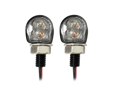 Clignotant de moto de flux lumineux LED 12V lampe de signalisation universelle étanche